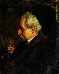 Portrait Of The Artist's Father — Antonio Mancini