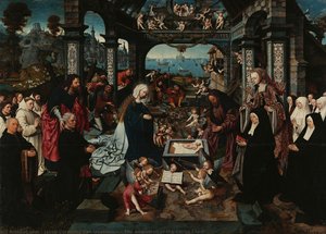The Adoration Of The Christ Child — Jacob Cornelisz Van Oostsanen