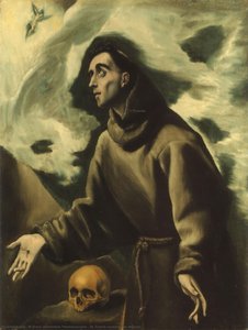 St. Francis Receiving The Stigmata — El Greco