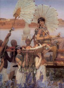 The Finding Of Moses Detail — Lourens Alma Tadema