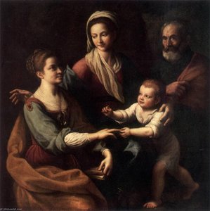 The Betrothal Of St Catherine — Fabrizio Santafede