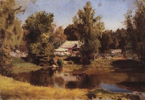 Upper Pond In Abramtsevo — Vasily Dmitrievich Polenov