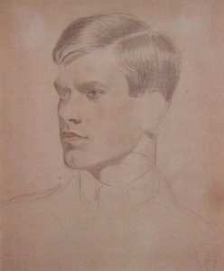 Portrait Of K.b. Kustodiev — Boris Mikhailovich Kustodiev, Academic Realism