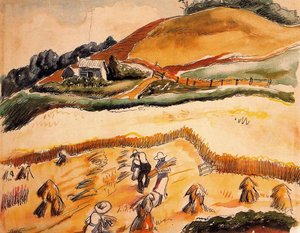 Cutting Hay — Thomas Hart Benton, Regionalism