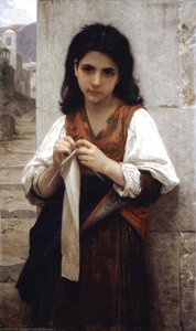 Knitter 1879 — William-adolphe Bouguereau