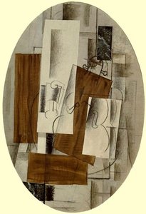 Violin And Glass — Georges Braque
