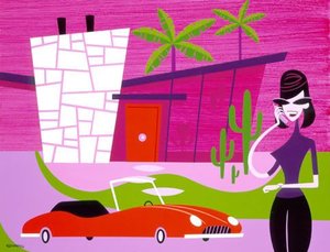 The Minutes Late — Josh Agle (shag)
