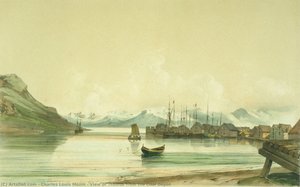 View Of Tromsø From The Coal Depot — Charles Louis Mozin