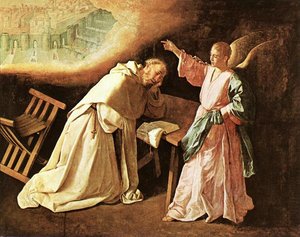 Saint Peter Nolasco's Vision — Francisco De Zurbarán, Baroque