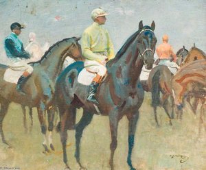 Before The Race - — Sir Alfred James Munnings