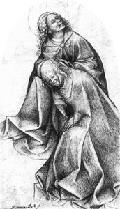 Mary And John At The Foot Of The Cross — Hieronymus Bosch, Early Netherlandish Renaissance