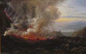 The Eruption Of Vesuvius — Johan Christian Claussen Dahl