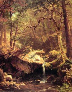 The Mountain Brook — Albert Bierstadt