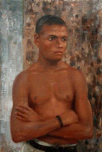 Half-length Of Ralph — Henry Scott Tuke