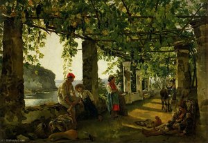Terrace On The Seashore — Sil'vestr Fedosyevich Shchedrin