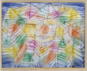 Theater-mountain-construction — Paul Klee