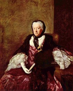 Portrait Of Mary Atkins (mrs. Martin) — Allen Ramsay, Rococo