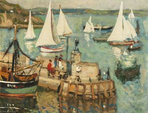 Harbour Scene With Yachts — John Anthony Park