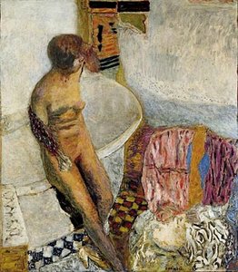 Leaving The Bathroom — Pierre Bonnard