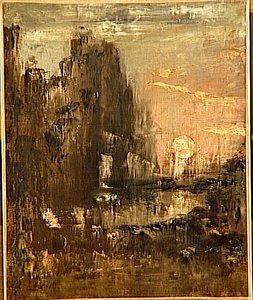 Paysage. Ebauche — Gustave Moreau