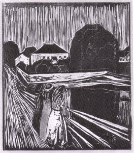 Three Girls On The Pier — Edvard Munch