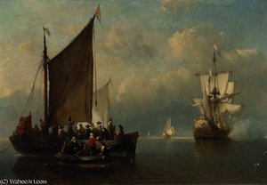 A Salute At Sea — Anthonie Waldorp
