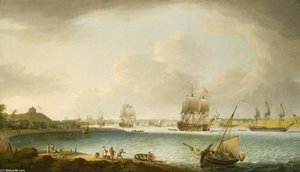 Men-of-war At Plymouth — Dominic Serres