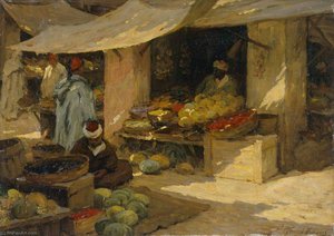 Fruit Market, Tangier — Terrick John Williams