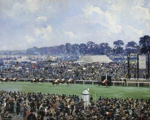 Finish Of The 1931 St Leger — Charles Walter Simpson