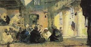 Among The Teachers — Vasily Dmitrievich Polenov