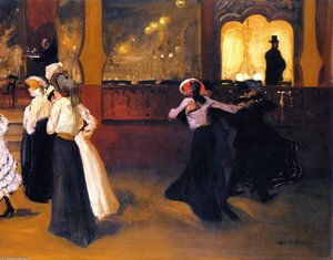 La Bal Bullier — Alfred Henry Maurer