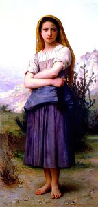 Bergere 1886 — William-adolphe Bouguereau, Realism
