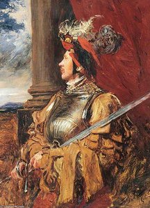 S. J. Whawell In Landsknecht Armour — John Seymour Lucas