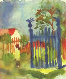 Garden Gate — August Macke