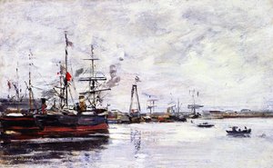 Le Havre, The Port — Eugène Louis Boudin