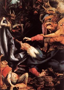 The Temptation Of St. Anthony (detail) — Matthias Grünewald