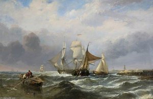 Vessels Off The Dutch Coast — Clarkson Frederick Stanfield