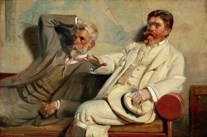 Art Critics. Study — Michael Peter Ancher