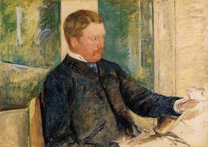 Portrait Of Alexander J. Cassatt — Mary Stevenson Cassatt, Impressionism