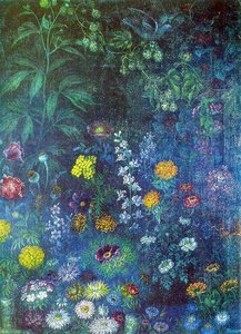 Flowers At Night — Kateryna Vasylivna Bilokur