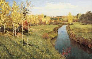 Golden Autumn — Isaak Ilyich Levitan