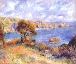 View At Guernsey — Pierre-auguste Renoir