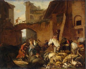 Story Of Tobias — Carl Borromäus Andreas Ruthart, Baroque
