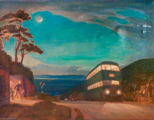 Guy Arab Bus Street Scene — Charles March Gere