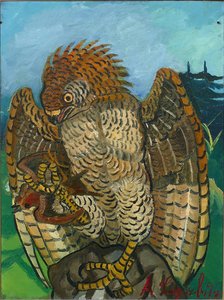 Hawk With Prey — Antonio Laccabue