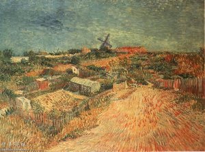 Vegetable Gardens In Montmartre [1887] — Vincent Willem Van Gogh, Post-impressionism