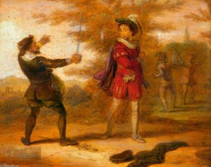 Illustration From Francis Beaumont And John Fletcher's 'the Humorous Lieutenant' — Robert Smirke