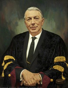 Professor John E. Harris, Vice Chancellor (1966–1968) — Howard Barron, Contemporary Realism