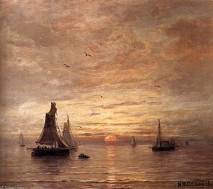 Coucher De Soleil — Hendrik Willem Mesdag