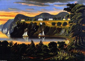 View of the Hudson River at West Point